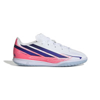 adidas F50 Hyperfast Club Zaalvoetbalschoenen (IN) Kids Wit Paars Roze