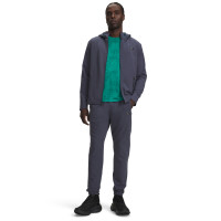 Pantalon d'entraînement pour l'hiver Under Armour Utility Woven gris foncé noir blanc