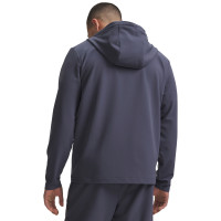 Veste d'hiver tissée utilitaire Under Armour gris foncé bleu noir blanc