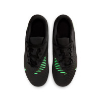 Nike Phantom 6 Low Club Gras / Kunstgras Voetbalschoenen (MG) Kids Zwart Felgroen