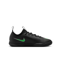 Nike Mercurial Vapor 17 Academy Chaussures de Foot en Salle (IN) Enfants Noir Vert Vif Gris Argenté