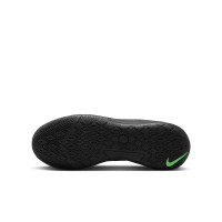 Nike Mercurial Vapor 17 Academy Chaussures de Foot en Salle (IN) Enfants Noir Vert Vif Gris Argenté