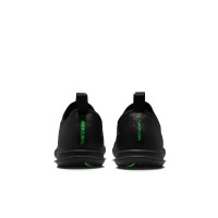 Nike Mercurial Vapor 17 Academy Chaussures de Foot en Salle (IN) Enfants Noir Vert Vif Gris Argenté