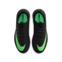 Nike Mercurial Vapor 17 Academy Chaussures de Foot en Salle (IN) Enfants Noir Vert Vif Gris Argenté