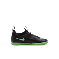 Nike Mercurial Vapor 17 Club Flex Chaussures de Foot en Salle (IN) Enfants Noir Vert Vif Gris Argenté