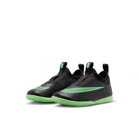 Nike Mercurial Vapor 17 Club Flex Chaussures de Foot en Salle (IN) Enfants Noir Vert Vif Gris Argenté