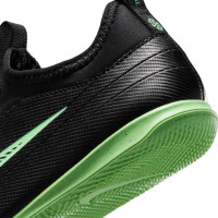 Nike Mercurial Vapor 17 Club Flex Chaussures de Foot en Salle (IN) Enfants Noir Vert Vif Gris Argenté