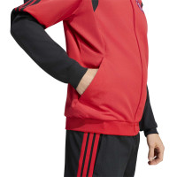 adidas Manchester United Presentatie Trainingsjack 2026-2027 Rood Zwart Wit