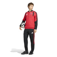 adidas Manchester United Presentatie Trainingsjack 2026-2027 Rood Zwart Wit