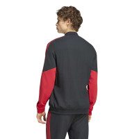 adidas Manchester United Presentatie Trainingsjack 2026-2027 Zwart Rood Wit