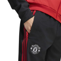 adidas Manchester United Presentatie Trainingsbroek 2026-2027 Zwart Rood Wit