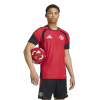 adidas Manchester United Trainingsshirt 2026-2027 Rood Zwart Wit