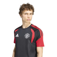 adidas Manchester United Trainingsshirt 2026-2027 Zwart Rood Wit
