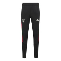 adidas Manchester United Trainingspak 1/4-Zip 2026-2027 Kids Rood Zwart Wit