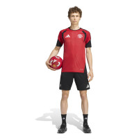 Pantalon d'entraînement adidas Manchester United 2026-2027 noir rouge blanc