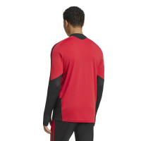 adidas Manchester United Trainingspak 1/4-Zip 2026-2027 Rood Zwart Wit