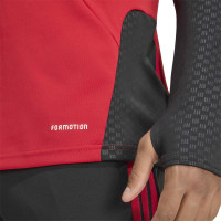adidas Manchester United Trainingspak 1/4-Zip 2026-2027 Rood Zwart Wit