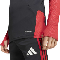 adidas Manchester United Trainingspak 1/4-Zip 2026-2027 Zwart Rood Wit