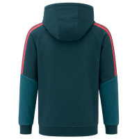 adidas Real Madrid Trainingspak Hooded 2026-2027 Kids Donkergroen Roze Wit