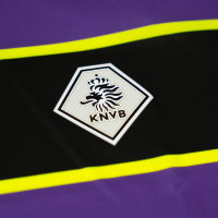 Nike KNVB ARAG Scheidsrechters Pre-Match Shirt 2026-2028 Heren Zwart Paars Geel