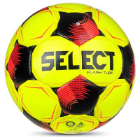 Select Flash Turf V26 Ballon de Foot Taille 5 Jaune Noir Rouge Vif