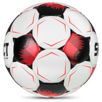 Select Flash Turf V26 Ballon de Foot Taille 5 Blanc Noir Rouge Vif