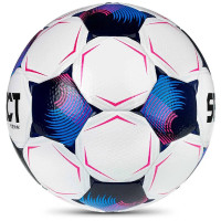 Select Team V26 Ballon de Foot Taille 4 Blanc Bleu Rose Vif