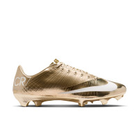 Nike Mercurial Superfly CR7 RGN Gras Voetbalschoenen (FG) Goud Wit