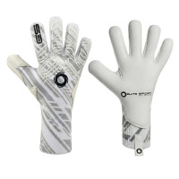 Elite Sport T1W Knit Keepershandschoenen Wit Zwart