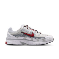 Nike P-6000 Sneakers Wit Rood Platinum Donkergrijs