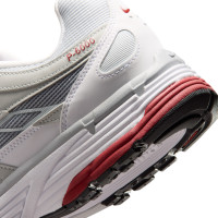 Nike P-6000 Sneakers Wit Rood Platinum Donkergrijs