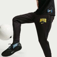 Survêtement Nike Inter Milan Strike 1/4 Zip 2026-2027 noir bleu doré jaune
