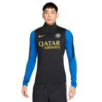 Survêtement Nike Inter Milan Strike 1/4 Zip 2026-2027 noir bleu doré jaune
