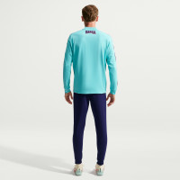 Nike FC Barcelona Strike Trainingsbroek 2026-2027 Donkerblauw Lichtgroen Rood