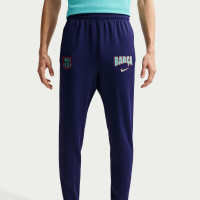 Nike FC Barcelona Strike Trainingsbroek 2026-2027 Donkerblauw Lichtgroen Rood
