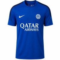 Chemise d'entraînement Nike Inter Milan Strike 2026-2027 pour Enfants, bleu foncé, bleu, blanc