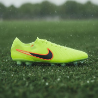 Nike Tiempo Legend 10 Elite IJzeren-Nop Voetbalschoenen (SG) Anti-Clog Neongeel Zwart Oranje