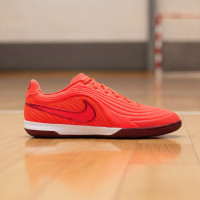 Nike Tiempo Reactgato Zaalvoetbalschoenen (IN) Felrood Oranje Bordeauxrood