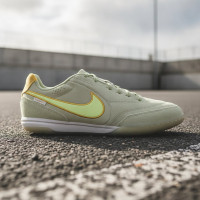 Nike Tiempo Streetgato Straatvoetbalschoenen Olijfgroen Lichtgroen Geel