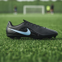 Nike Tiempo Maestro Academy IJzeren-Nop Voetbalschoenen (SG) Anti-Clog Zwart Lichtblauw