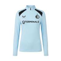 Castore Feyenoord Trainingspak 1/4-Zip 2026-2027 Dames Lichtblauw Zwart
