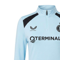 Castore Feyenoord Trainingspak 1/4-Zip 2026-2027 Dames Lichtblauw Zwart