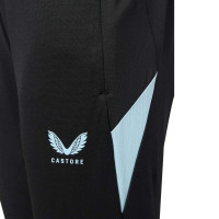 Castore Feyenoord Trainingsbroek 2026-2027 Kids Zwart Lichtblauw