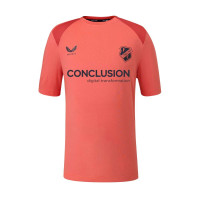 Kit d'entraînement Castore FC Utrecht 2026-2027 pour Enfants, rouge clair, bleu foncé