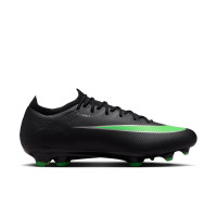 Nike Mercurial Vapor 17 Pro Gras Voetbalschoenen (FG) Zwart Felgroen Zilvergrijs