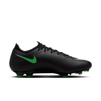 Nike Mercurial Vapor 17 Pro Gras Voetbalschoenen (FG) Zwart Felgroen Zilvergrijs