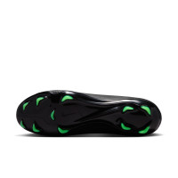 Nike Mercurial Vapor 17 Pro Gras Voetbalschoenen (FG) Zwart Felgroen Zilvergrijs