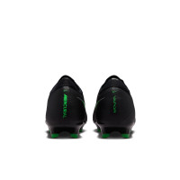 Nike Mercurial Vapor 17 Pro Gras Voetbalschoenen (FG) Zwart Felgroen Zilvergrijs