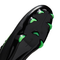 Nike Mercurial Vapor 17 Pro Gras Voetbalschoenen (FG) Zwart Felgroen Zilvergrijs