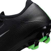 Nike Mercurial Vapor 17 Pro Gras Voetbalschoenen (FG) Zwart Felgroen Zilvergrijs